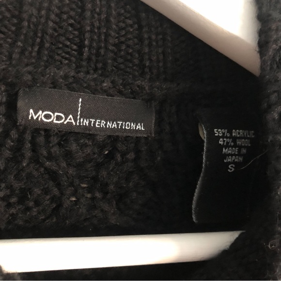 Vintage moda international knitted chunky cardigan - Picture 3 of 4